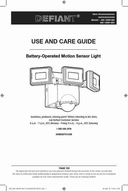 Defiant Battery Powered Motion Light Manual-page_pdf